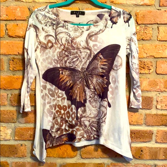 B.L.E.U. Tops - B.L.E.U. Butterfly top size PM